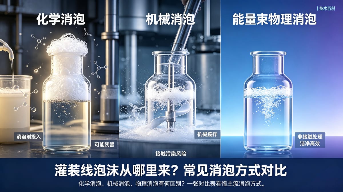 灌装线泡沫从哪里来？常见消泡方式对比